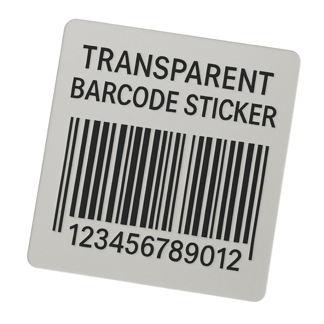 Transparent Barcode Stickers